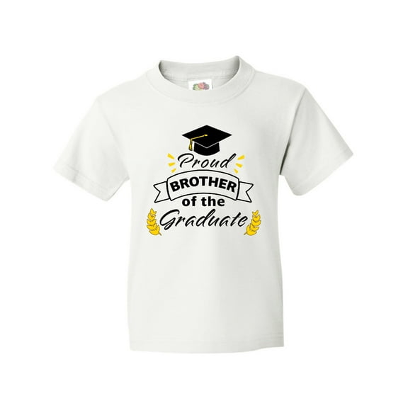 Inktastic Proud Brother of the Graduate-Family Graduation Youth T-Shirt