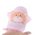 thumbnail image 3 of Cartoon Star Model Soft Cotton Baby Bath Shower Sponge Kids Bath Brush Cotton Scrubber(cat), 3 of 4