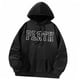 thumbnail image 5 of Sudadera con capucha de manga larga con bolsillos, jersey de moda para mujer y hombre M, 5 of 9