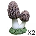 thumbnail image 1 of 2 Estatuas Decorativas Con Forma De Hongo Para Jardín, Para Micropaisaje, Para Casa De Muñecas, Bricolaje, Color Gris, 1 of 7
