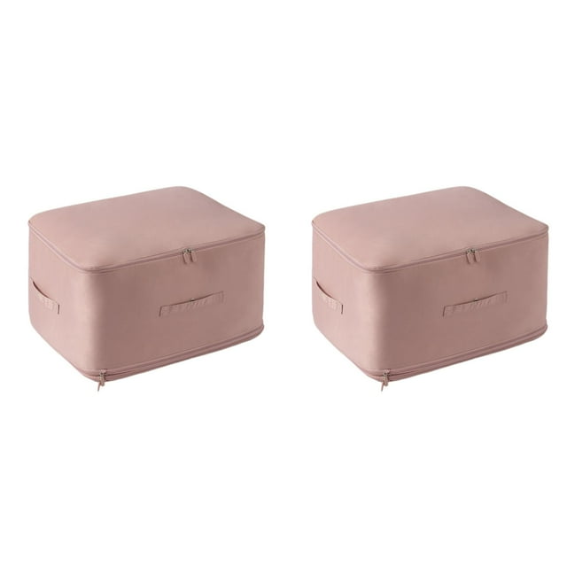 Sac de Compression pour Couette et Doudoune en Soie, Sac de Rangement pour Literie et Doudoune*2 Pack