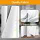 thumbnail image 4 of Cortinas separadoras de ambientes Hoeflife, opacas, blanco grisáceo, 150 x 275 cm, 4 of 7