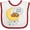 White and Red, variant on Inktastic I Love My Daddy Boys or Girls Baby Bib