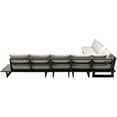 thumbnail image 4 of Meridian Furniture Maldives Cream Water Resisting Outdoor Modular Sectional, 4 of 33