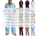 thumbnail image 3 of Gamivast Sweatsuits 2 Piece Set for Women Half Zip Pullover Sweatshirt Wide Leg Pants Two Piece Fall Winter Activewear White M, 3 of 6