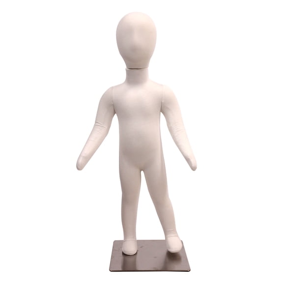 SSWBasics Small Youth Flexible Mannequin (1 Year) - 30½" With Head 24½" Without Head  - With Base