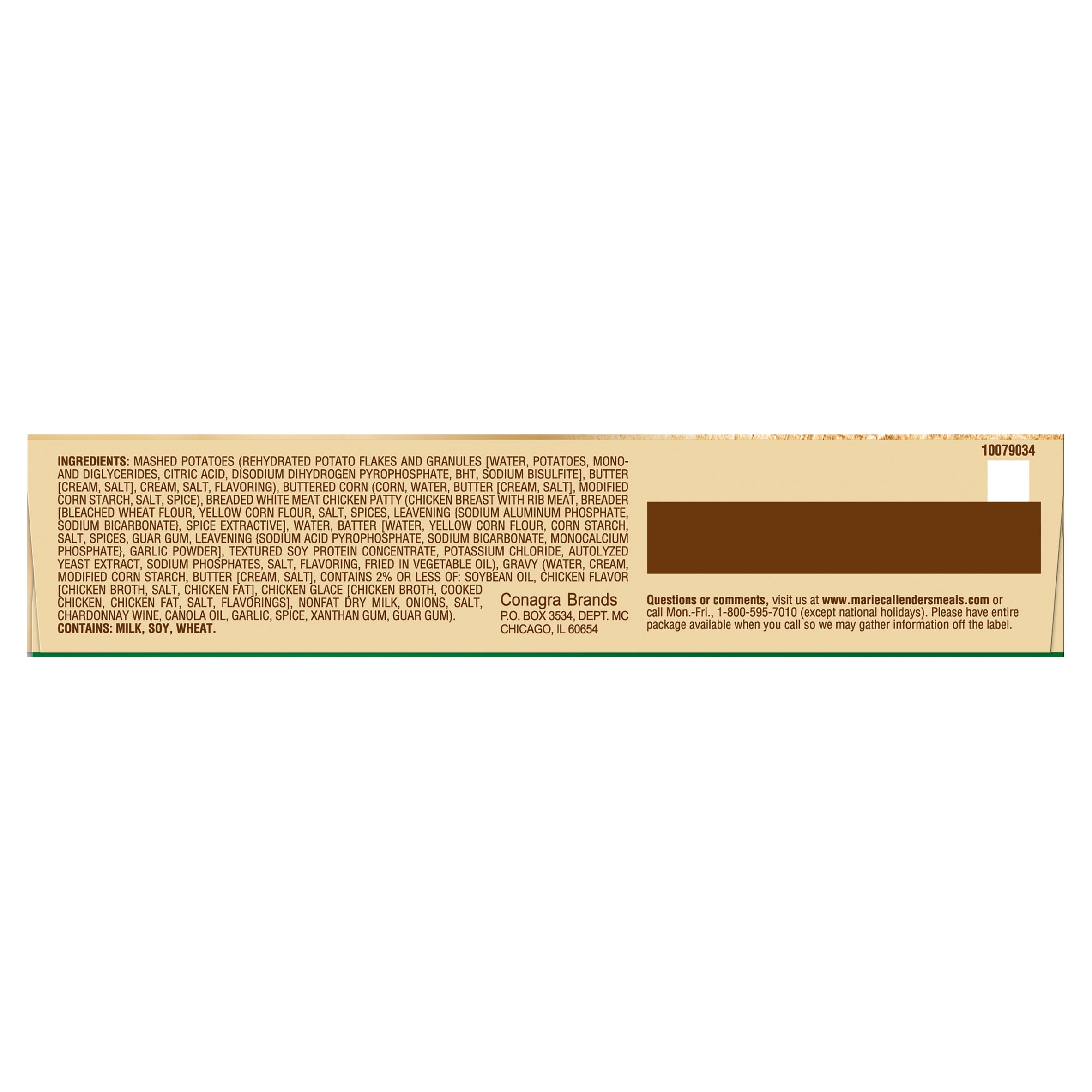 Marie Callenders Country Fried Chicken and Gravy, 13.1 Ounce -- 8 per Case.