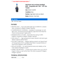 thumbnail image 2 of High Beam and Low Beam Headlight Bulb - Compatible with 1989 - 1997 Geo Tracker 1990 1991 1992 1993 1994 1995 1996, 2 of 2