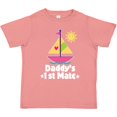 thumbnail image 3 of Inktastic Daddys First Mate Girls Nautical Sailboat Girls Toddler T-Shirt, 3 of 5