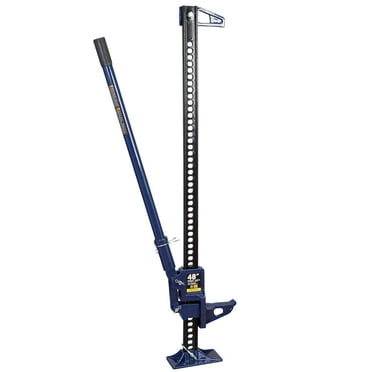 TCE 3 Ton  48" Ratcheting Off Road Utility Farm Jack for Car, Blue, W6501U