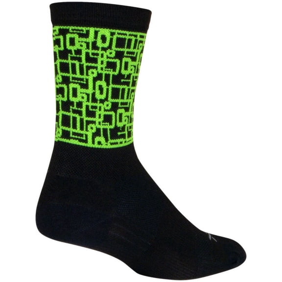 SockGuy Motif SGX Socks - 6", Small/Medium Snug Arch Support