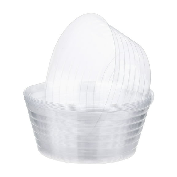 Uxcell 10-Pack Planter Saucers, 8 Inch Plastic Plant Saucers Flower Pot Tray Flower Pot Drip Pan for Indoor Outdoor