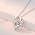 925 Silver To My Mom Heart Necklace, Heart Pendant Necklace Necklace — free download