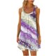 thumbnail image 1 of Vestido de Verano para las Mujeres Impreso sin Mangas Cuello Redondo, Suelto de Rodilla de Longitud Vestido Casual para la Primavera, 1 of 4
