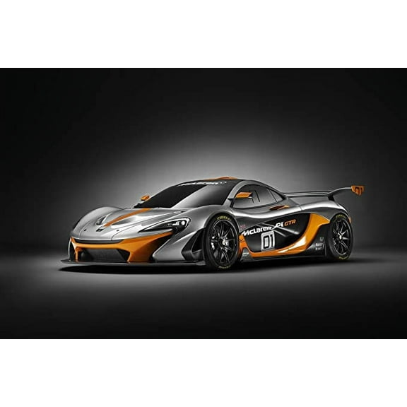 Iconic Arts Laminated 36x24 Poster: Supercar - McLaren 2015 P1 GTR
