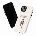 thumbnail image 3 of Funny Cowboy Frog Phone Case with Quote Hold On Partner I'm Overstimulated, Cute Animal Illustration iPhone Case Soft Protective Cover for iPhone 17 16 15 14 13 12 11 Plus Pro Max Mini, 3 of 6