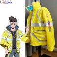thumbnail image 2 of Disfraz de cosplay de David Martinez, abrigo luminoso amarillo, chaqueta de Anime CYBERPUNK EDGERUNNERS para juego de rol, fiesta de Halloween, para hombre, 2 of 5