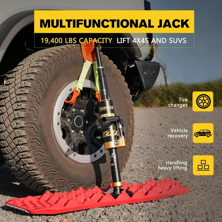 BUNKER INDUST Portable Hydraulic Recovery Jack with Lift Mate