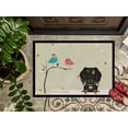 thumbnail image 3 of Christmas Presents between Friends Wire Haired Dachshund Dapple Door Mat, 3 of 4