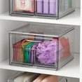 The Home Edit 4 Piece Bath Storage Edit Clear Plastic Modular Storage System 10.63" x 7.04" x 10 ...