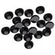 thumbnail image 1 of 20 piezas de cabujones de piedras naturales BLESIY DIY Flatback Cabochon Stones Suministros de Negro, 1 of 5