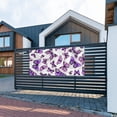 thumbnail image 3 of ZICANCN Banner Yard Signs, Purple Painted Butterfly Party Wall Decor for Indoor Outdoor Room, Medium Size, 3 of 7
