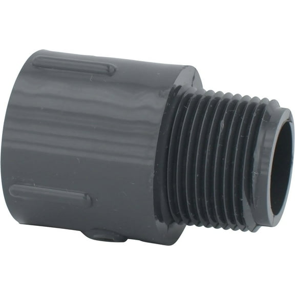 Pipe Male Adapter Sch 80 Pvc 3/4 "