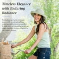 thumbnail image 3 of Women’s Sydney Sun Hat - UPF 30+ Sun Protection, Packable, Adjustable, Medium - Beach, Travel, Wide Brim, 3 of 5