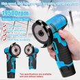 thumbnail image 4 of 19500rpm Electric Grinding Tool Multifunctional Mini Grinder Handheld Cutter for Cutting Polishing Ceramic Tile Wood Stone Steel, 4 of 4