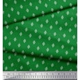 thumbnail image 3 of Soimoi Poly Crepe Fabric Dot & Geometric Ethnic Printed Fabric 1 Yard 42 Inch Wide, 3 of 3