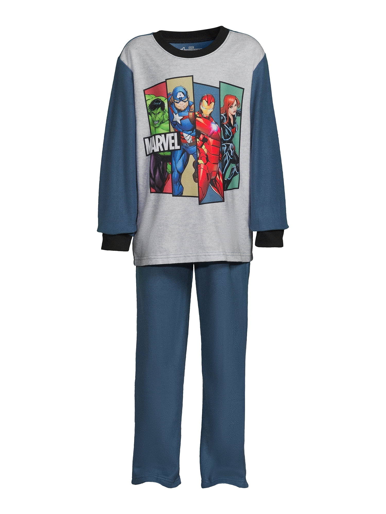 Boys Licensed Character Long Sleeve Top and Pants, 2-Piece Sleet Set, Sizes 4-12