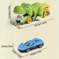 Minsida Dinosaur Themed Big Toy Car Storage Model For Kids Inertial