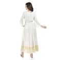 thumbnail image 3 of Vestido bohemio con detalles dorados Roman Fashion /Juvenil, 23172 (Beige) beige G, 3 of 5