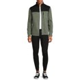 thumbnail image 5 of George Men's and Big Men's Zip-Up Fleece Sweater, up to Size 5XL, 5 of 5