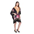 thumbnail image 6 of Black Women's Plus Size Tunic Dress for Women Casual Short Caftan Dresses Tunics for Plus Size Ladies Kimono Online by Oussum, 6 of 6