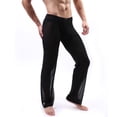 thumbnail image 5 of TIHLMK Men See Through Mesh Long Pants Underpants Sheer Trouser Soft Thin Mesh Lingerie, 5 of 7