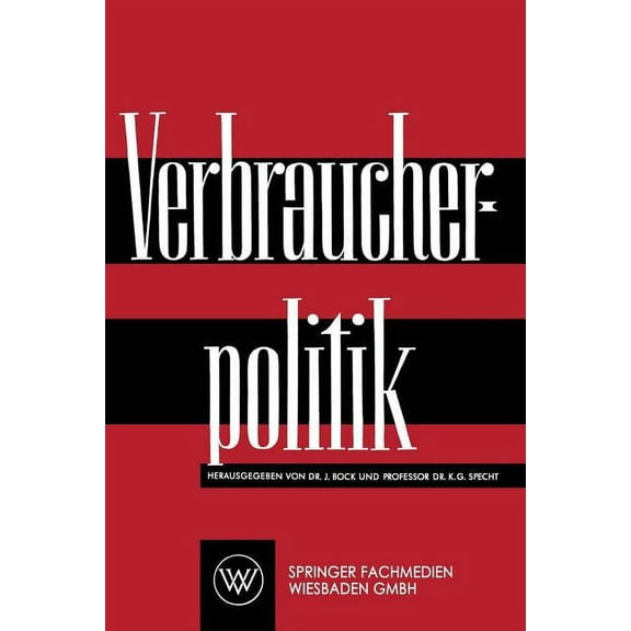 Verbraucherpolitik, (Paperback)