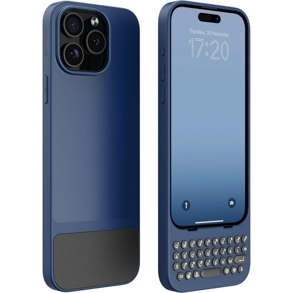 Keyboard for iPhone 15 Pro – Keyboard Case for Premium Typing Experience – Faster, Accurate Typing, Charge as Normal – Royal Ink