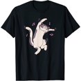 thumbnail image 1 of Cute Funny Dancing Cat Kitty Kitten Music Note For Men Women T-shirt Cat Lover Funny Cat Shirt Cat Lover Cat Owner Gift Pet Lover Shirt, 1 of 10