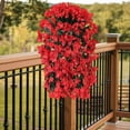thumbnail image 4 of Artificial Bougainvillea Wall Hanging – Enhance Outdoor & Indoor Spaces with Low-Maintenance Floral Decor for Garden, Patio, Living Room, or Event Enhancements, 4 of 5