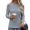 Light Gray, variant on Womens Off Shoulder Long Sleeve Top Loose Fit Tunic Blouse Soft Breathable Casual Daily Pullover Navy L