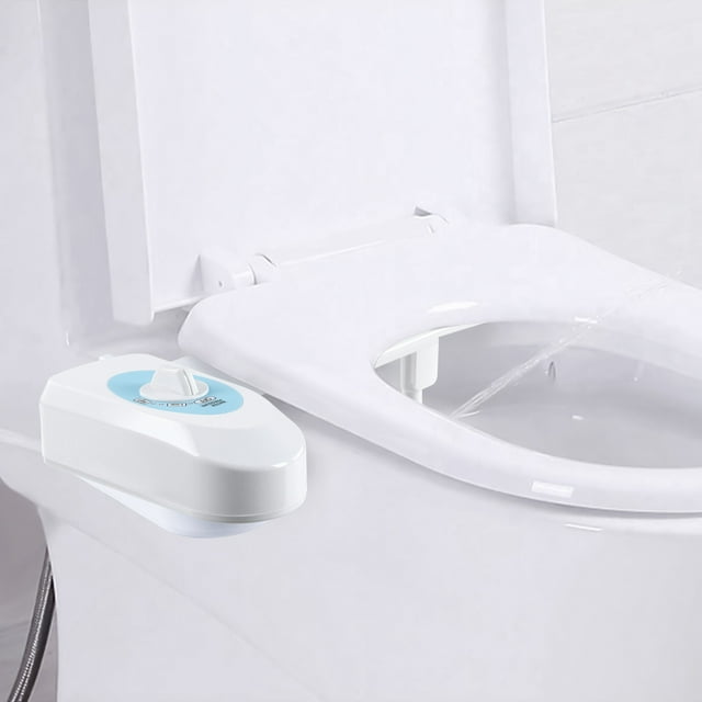 Bilqis ABS 18.11 Po x 3.54 Po x 8.07 Po Attache de Bidet Non Électrique, Blanc avec Pression Réglable