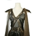 thumbnail image 2 of Women's Warrior Princess Costume V-Neck Evening Gown Dress, 2 of 8