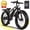 Black, variant on EOEOTWO Electric Bike for Adults, 1500W Motor 34MPH, 26" Fat Tire Ebike, 48V 15Ah Battery 60 Miles Range, Aluminum Alloy Mountain Bicycle UL2849