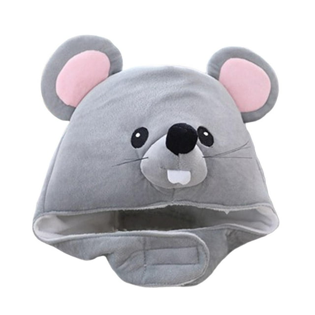 Novedad Gris Zulema Mouse Headgear 30x43cm para Niñas Niños