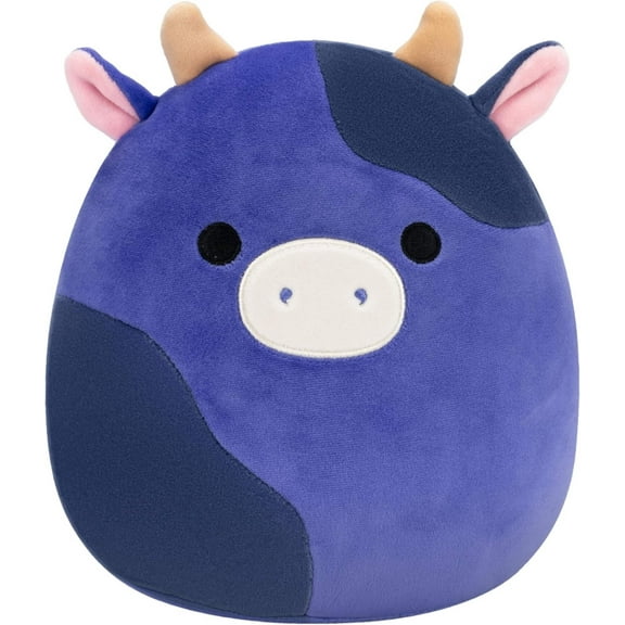 Squishmallows Original 8-Inch Ingred Purple and Black Spotted Cow - Official Jazwares Plush (Little)