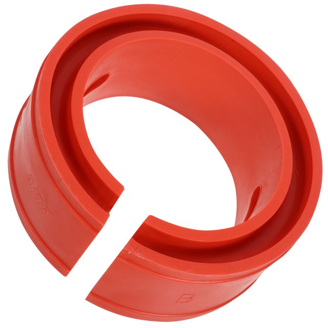 unbranded Bumper Cushion De Suspensión Para Automóvil En Caucho Rojo Resistente Para Absorción De Golpes