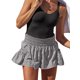 thumbnail image 1 of Txlixc Pantalones cortos de mujer con bolsillos anchos y elásticos de color sólido Txlixc moda, 1 of 8