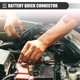 thumbnail image 2 of Universal Car Battery Quick Connector, Battery Quick Disconnect Wire Harness Plug Kit, 2 Gauge 175A, Plastic Metal, Gray, 2 Set, 2 of 7