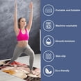thumbnail image 2 of Peony Gym Towel with Storage Bag, 72.8"x26.8", Suitable for Yoga, Pilates, Fitness, etc., 2 of 6